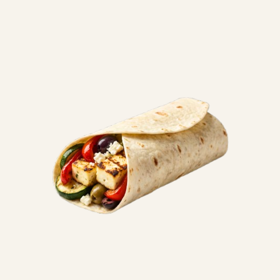 Mediterranean Paneer Wrap